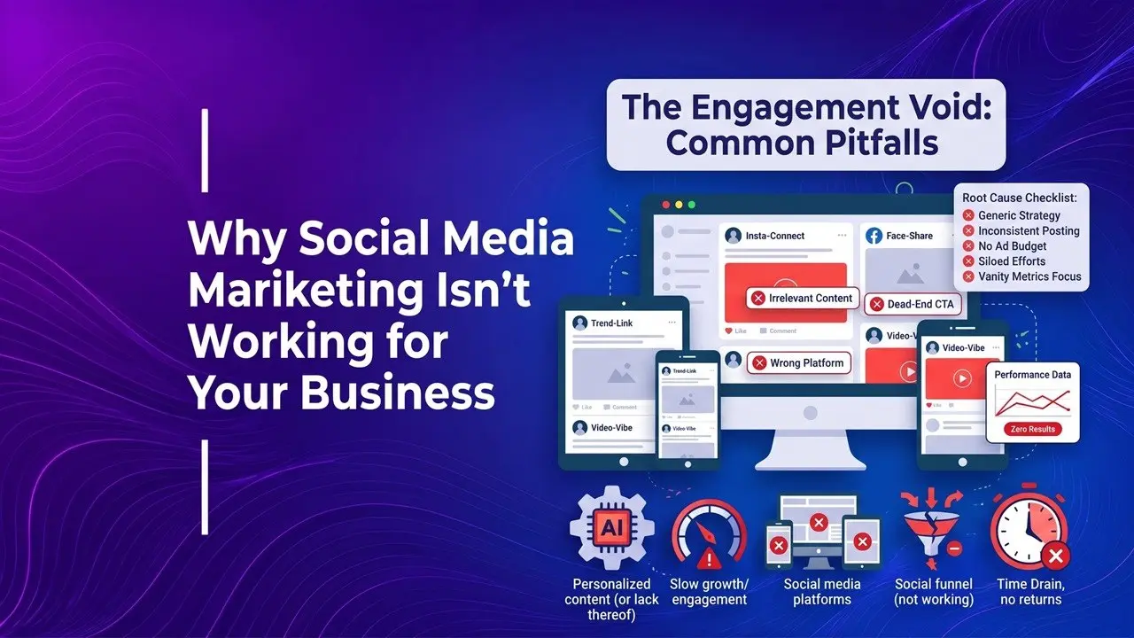 Why Social Media Marketing Isn't Working for Your Business (3 Fixes That Actually Work)